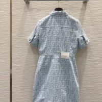 $132.00 USD Fendi Dresses Short Sleeved For Women #1342293