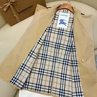 $200.00 USD Burberry Trench Coat Long Sleeved For Women #1342314