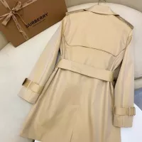 $200.00 USD Burberry Trench Coat Long Sleeved For Women #1342314