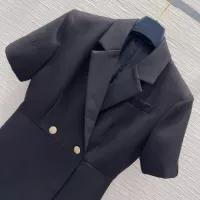 $132.00 USD Louis Vuitton LV Dresses Short Sleeved For Women #1342357