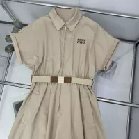 $130.00 USD MIU MIU Dresses Short Sleeved For Women #1342361