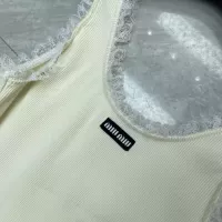$56.00 USD MIU MIU T-Shirts Sleeveless For Women #1342487