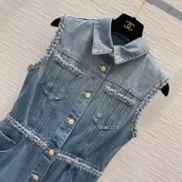 $150.00 USD Chanel Dresses Sleeveless For Women #1342495