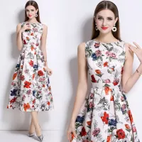 $80.00 USD Christian Dior Dresses Sleeveless For Women #1342515