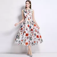 $80.00 USD Christian Dior Dresses Sleeveless For Women #1342515