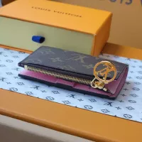 $68.00 USD Louis Vuitton AAA Quality Card Case In Pink #1343343