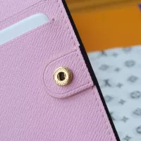 $68.00 USD Louis Vuitton AAA Quality Card Case In Pink #1343343