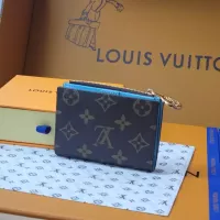 $68.00 USD Louis Vuitton AAA Quality Card Case In Blue #1343349