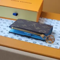 $68.00 USD Louis Vuitton AAA Quality Card Case In Blue #1343349