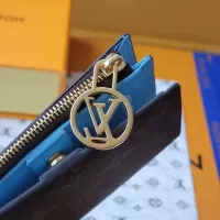 $68.00 USD Louis Vuitton AAA Quality Card Case In Blue #1343349