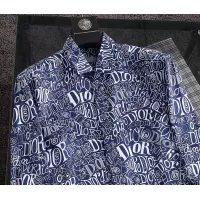 $52.00 USD Christian Dior Shirts Long Sleeved For Men #1343585