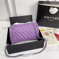 $80.00 USD Chanel AAA Quality Messenger Bags In Silver For Women #1345912