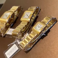 $125.00 USD Cartier AAA Quality Watches For Unisex #1348091