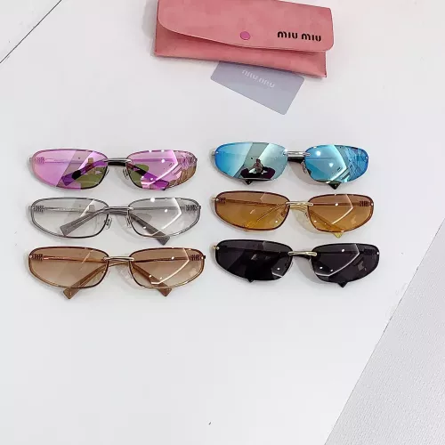 Replica MIU MIU AAA Quality Sunglasses #1353278 $60.00 USD for Wholesale