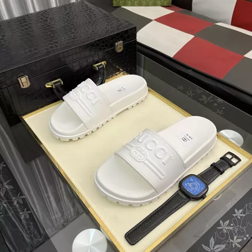 Replica Gucci Slippers For Men #1355969 $52.00 USD for Wholesale