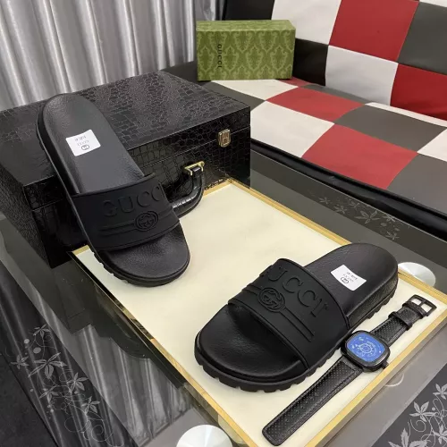Replica Gucci Slippers For Men #1355970 $52.00 USD for Wholesale