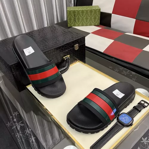 Replica Gucci Slippers For Men #1355972 $52.00 USD for Wholesale