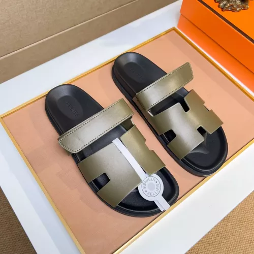Replica Hermes Slippers For Women #1356872 $56.00 USD for Wholesale