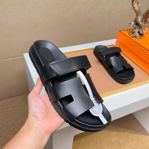 Replica Hermes Slippers For Men #1356877 $56.00 USD for Wholesale