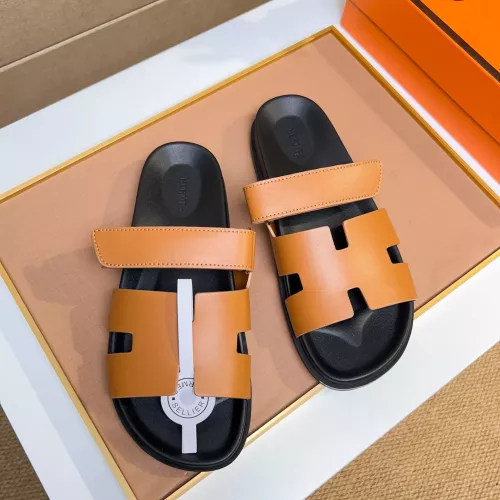 Replica Hermes Slippers For Men #1356879 $56.00 USD for Wholesale