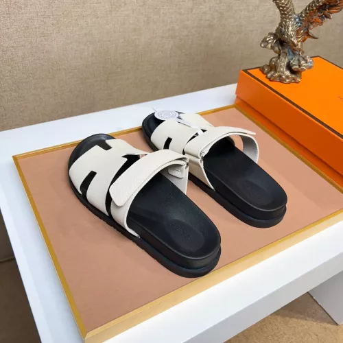 Replica Hermes Slippers For Men #1356885 $56.00 USD for Wholesale
