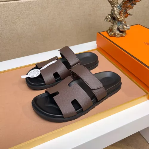 Hermes Slippers For Men #1356908 $56.00 USD, Wholesale Replica Hermes Slippers