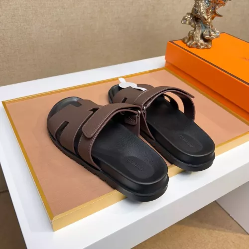 Replica Hermes Slippers For Men #1356908 $56.00 USD for Wholesale