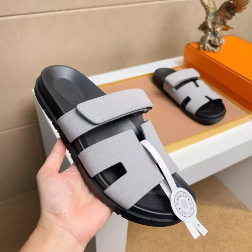 Replica Hermes Slippers For Men #1356919 $56.00 USD for Wholesale