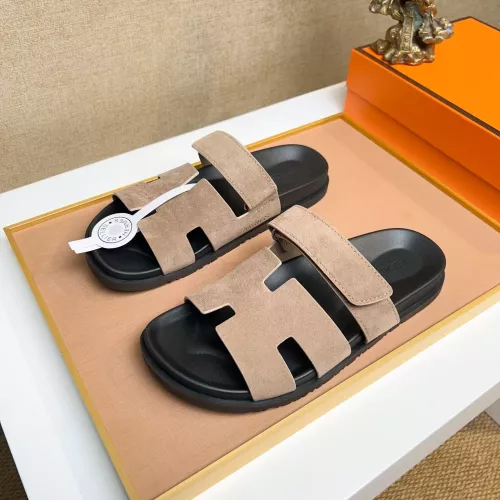 Hermes Slippers For Men #1356923 $56.00 USD, Wholesale Replica Hermes Slippers