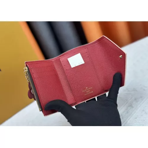 Replica Louis Vuitton LV Wallets In Red For Women #1357622 $40.00 USD for Wholesale