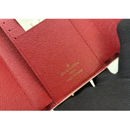 Replica Louis Vuitton LV Wallets In Red For Women #1357622 $40.00 USD for Wholesale