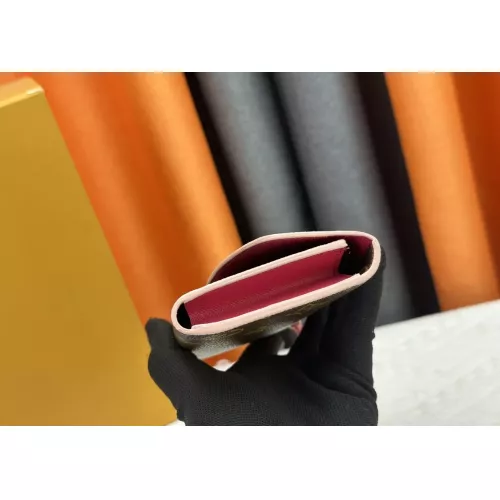 Replica Louis Vuitton LV Wallets In Rose Red For Women #1357627 $42.00 USD for Wholesale