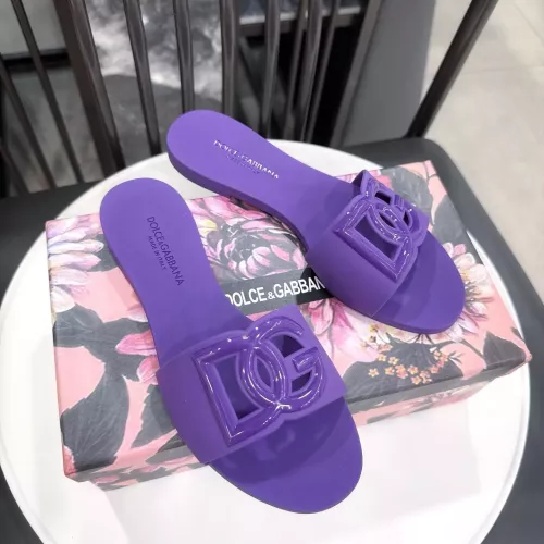 Replica Dolce & Gabbana D&G Slippers For Women #1357688 $52.00 USD for Wholesale
