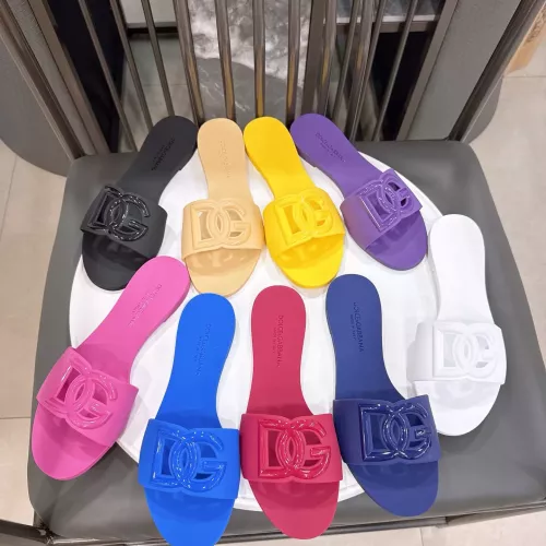Replica Dolce & Gabbana D&G Slippers For Women #1357690 $52.00 USD for Wholesale