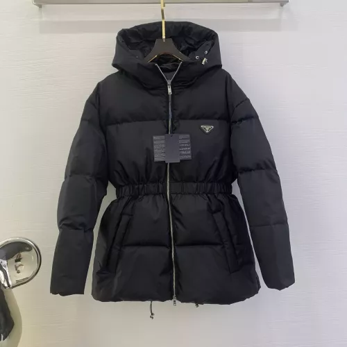 Prada Down Feather Coat Long Sleeved For Women #1359561