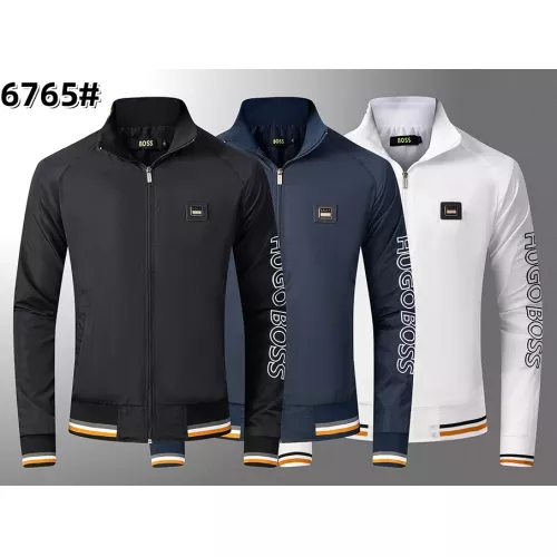 Replica Boss Jackets Long Sleeved For Men #1360894 $39.00 USD for Wholesale