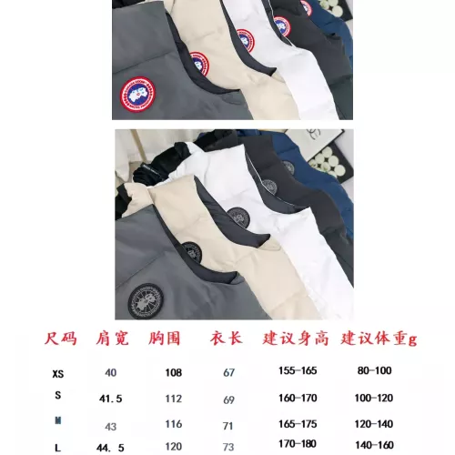 Replica Canada Goose Down Feather Coat Sleeveless For Unisex #1361573 $92.00 USD for Wholesale