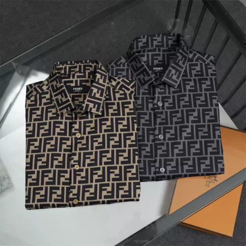 Replica Fendi Shirts Long Sleeved For Men #1361600 $40.00 USD for Wholesale