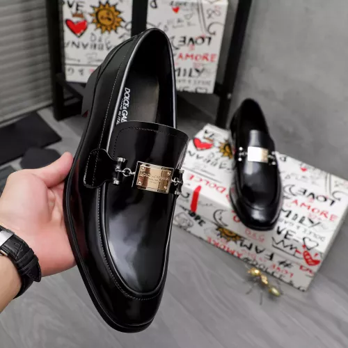 Replica Dolce & Gabbana D&G Leather Shoes For Men #1361749 $96.00 USD for Wholesale