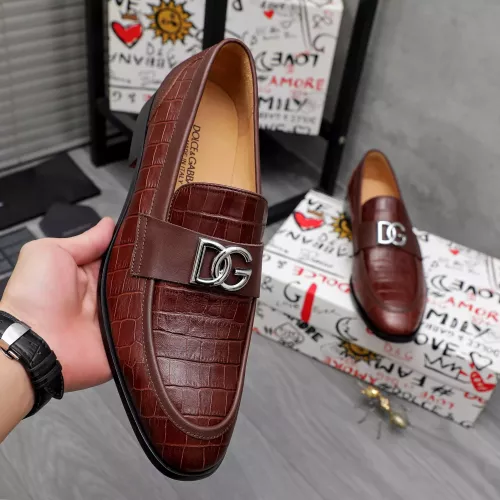 Replica Dolce & Gabbana D&G Leather Shoes For Men #1361752 $96.00 USD for Wholesale