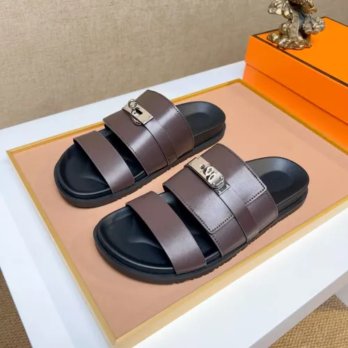 Hermes Slippers For Men #1362116 $56.00 USD, Wholesale Replica Hermes Slippers