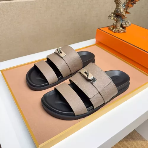 Hermes Slippers For Men #1362120 $56.00 USD, Wholesale Replica Hermes Slippers