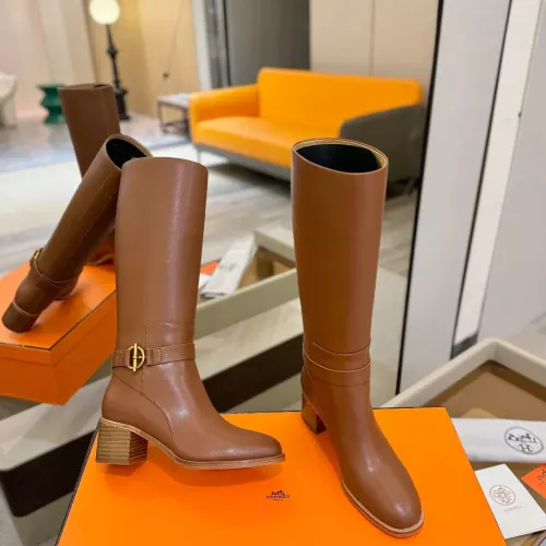 Replica Hermes Boots For Women #1363320 $245.00 USD for Wholesale