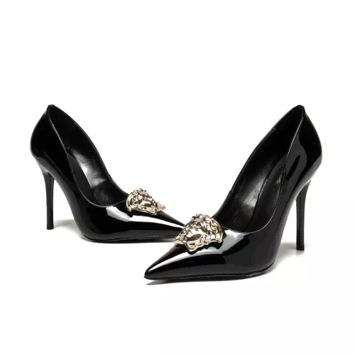 Versace High-Heeled Shoes For Women #1363347 $80.00 USD, Wholesale Replica Versace High-Heeled Shoes