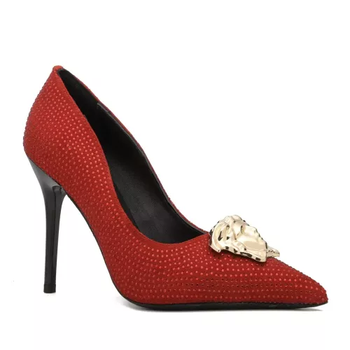 Replica Versace High-Heeled Shoes For Women #1363352 $82.00 USD for Wholesale