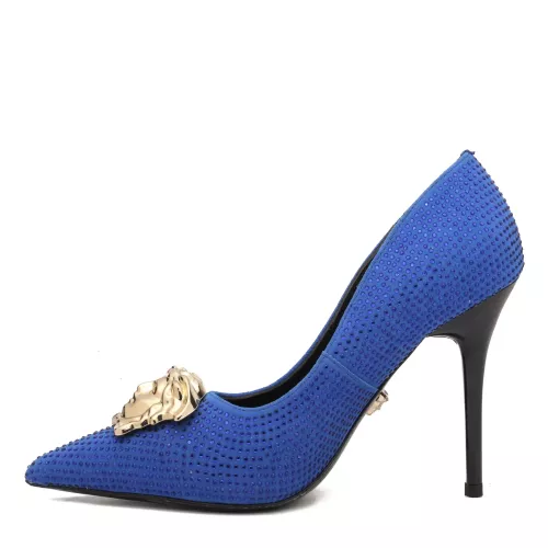 Replica Versace High-Heeled Shoes For Women #1363353 $82.00 USD for Wholesale