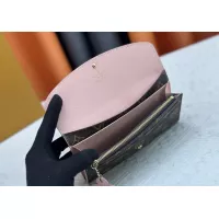 $42.00 USD Louis Vuitton LV Wallets In Pink For Women #1357626
