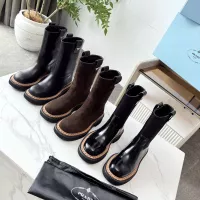 $115.00 USD Prada Boots For Women #1357740