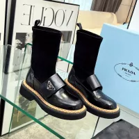 $102.00 USD Prada Boots For Women #1357806