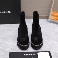 $128.00 USD Chanel Boots For Women #1357870